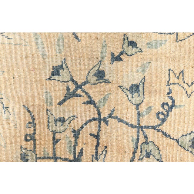 Authentic Early 20th Century Indian Handmade Rug For Sale In New York - Image 6 of 13