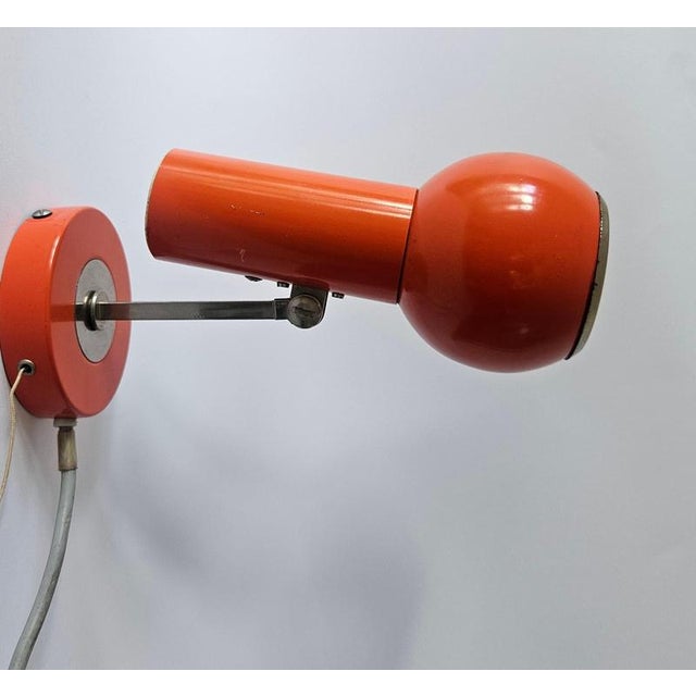 Mid-Century Modern Space Age Italian Wall Lamp, 1970s For Sale - Image 12 of 13