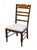 PENNSYLVANIA HOUSE Early American Country Style Ladderback Dining Side Chair 40" High 21" Wide 23.5" Deep Seat: 19" High...