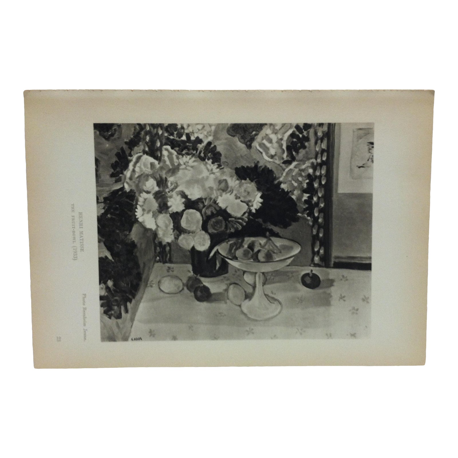 French Painting In The 20th Century Print The Fruit Bowl By