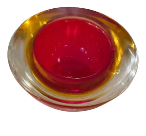 1960s Murano Glass Geode Bowl