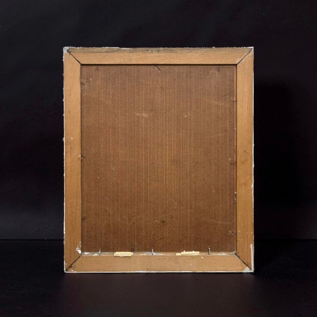 Louis Ferrand, Still Life with Vase of Flowers, 1961, Oil Painting on Cardboard, Framed For Sale - Image 9 of 9
