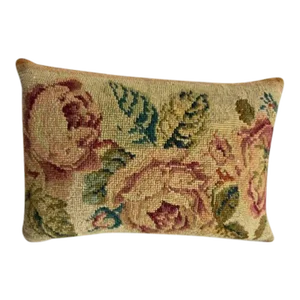 1850 English Needlework Pillow