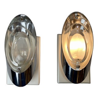 Wall Lamps by Oscar Torlasco for Stilkronen, Italy, 1970s, Set of 2 For Sale