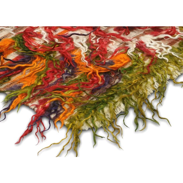 Contemporary 1960s Turkish Tulu Rug For Sale - Image 3 of 8