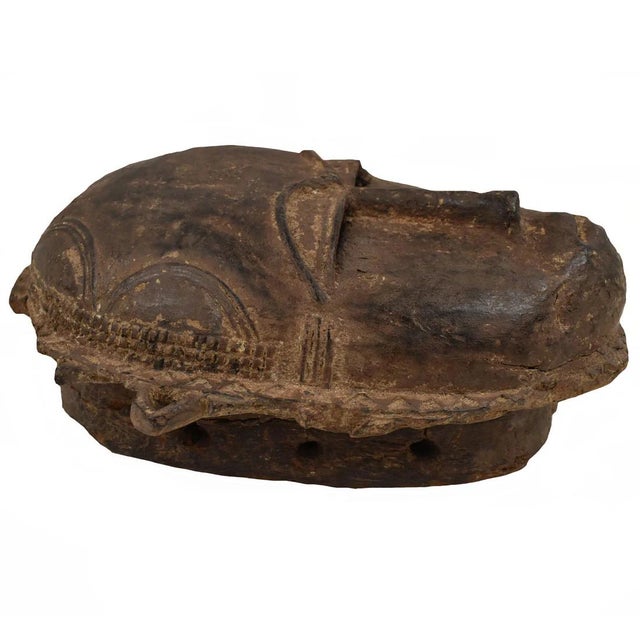 Early 20th Century Yaure Baule Portrait Mask Cote d'Ivoire For Sale - Image 4 of 6