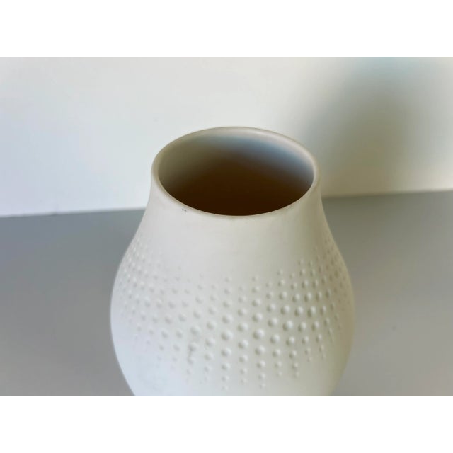 Vintage Villeroy & Boch White Porcelain Vase For Sale - Image 4 of 9