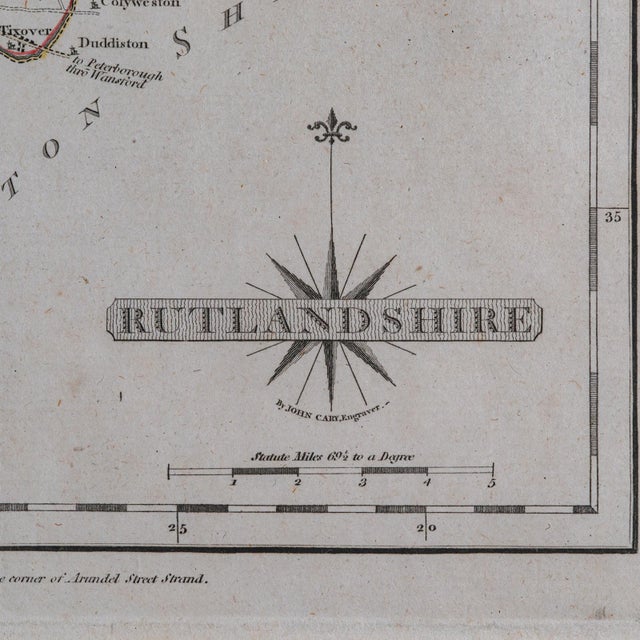 Late 18th Century 1790's Antique County Map For Sale - Image 5 of 12