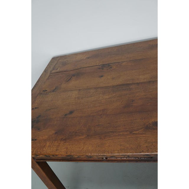 Antique French Farmhouse Dining Table in Oak For Sale - Image 14 of 18