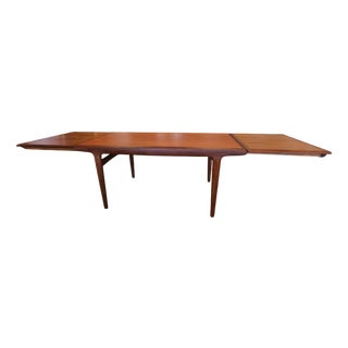 Large Teak Dining Table by Johannes Andersen for Uldum Møbelfabrik, 1960s For Sale