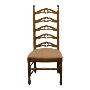 Thomasville Furniture Santa Fe Collection Spanish Mediterranean Style Ladderback Dining Side Chair 19721-831