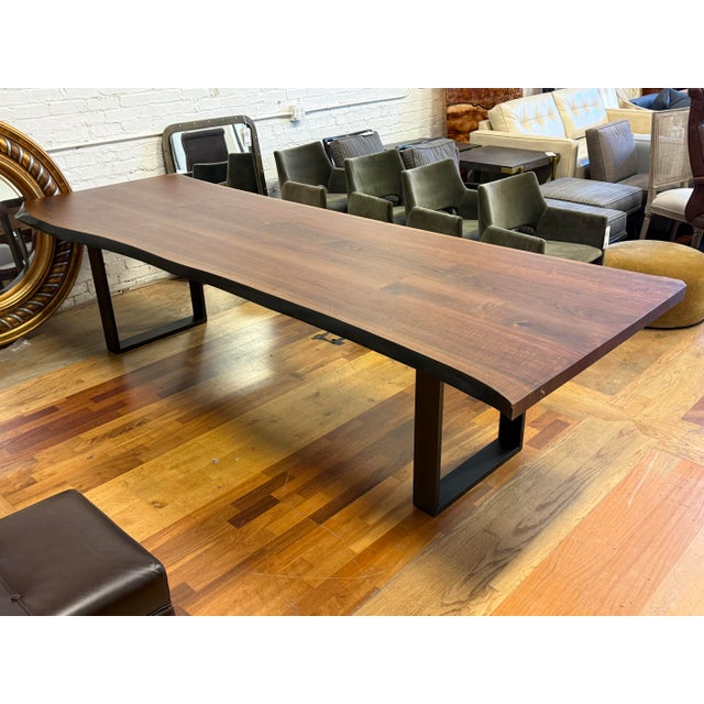 Sentient Live Edge Dining Table For Sale - Image 4 of 12