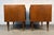 Mid 20th Century Pair of Walnut and Brass Night Stands For Sale - Image 4 of 10
