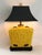 Late 20th Century Lamp Vintage Chinese Imperial Yellow Crackled Porcelain & Shade For Sale - Image 5 of 17