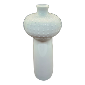 MCM Meissen Weifs White Blanc De Chine German Porcelain Vase