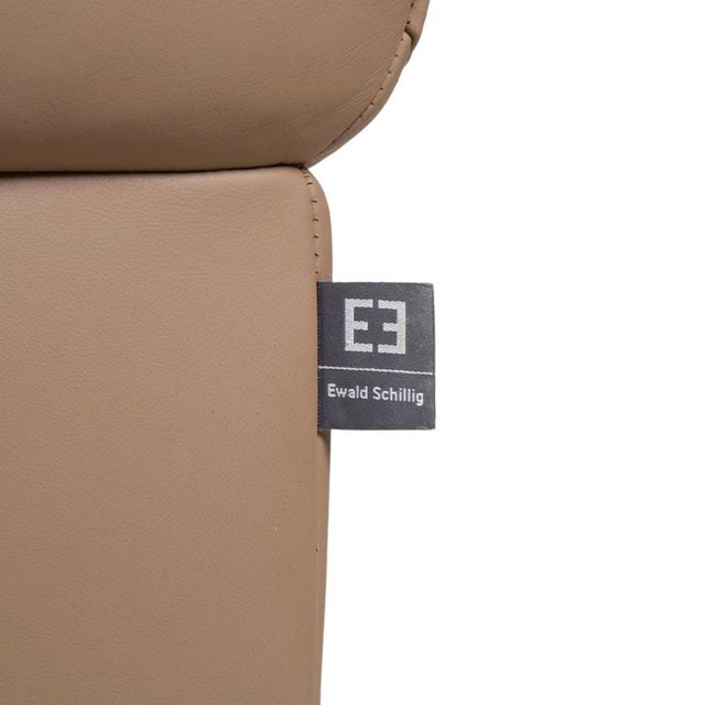 Ewald Schillig Courage Leather Corner Sofa Brown Manual Function For Sale - Image 9 of 14