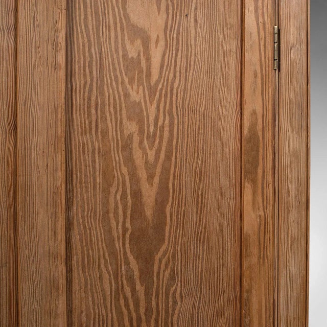 1850s Very Tall 8' Antique Victorian English Pine Cupboard For Sale - Image 11 of 12