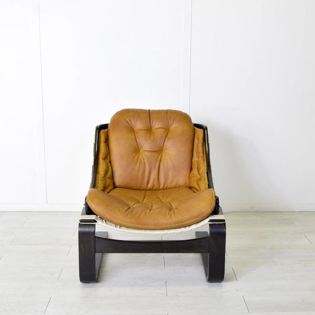 Vintage Krona Lounge Chair by Ake Fribytter for Nelo, 1970s For Sale - Image 4 of 12