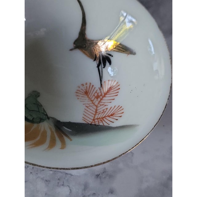 Mid-Century Modern 1940s Japanese Open Salt Cellar Sauce Dish - Set of 4 For Sale - Image 3 of 8