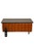 Mid-Century Modern 1950s Mid-Century Vinyl Upholstered Storage Bench With Lift-Top For Sale - Image 3 of 11