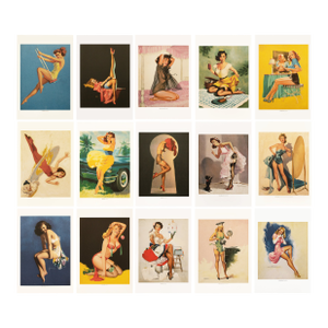 2013 Set of 15 Prints of 1950s American Pin-Ups