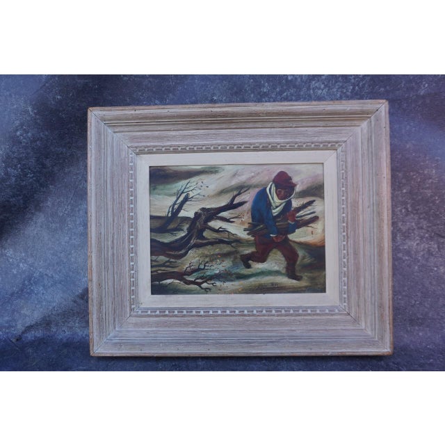 Mid 20th Century Mid 20th Century William Gropper, Bluster, Oil on Board For Sale - Image 5 of 9