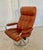 Vintage Cognac Leather Ekornes Stressless Reclining Lounge Chair & Stool 1960,s For Sale - Image 18 of 18