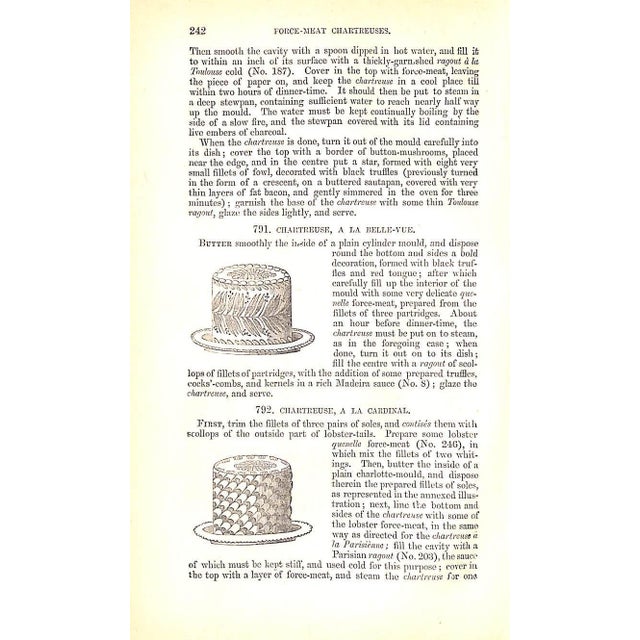 Traditional "The Modern Cook; A Practical Guide to the Culinary Art" 1877 Francatelli, Charles Elme For Sale - Image 3 of 12