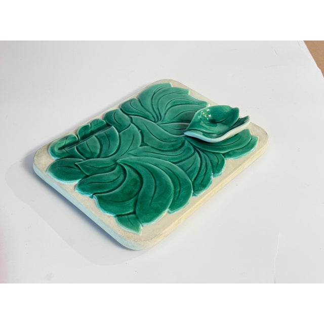 Cheese or Serving Tray in Ceramic, France, 1970s For Sale - Image 4 of 15