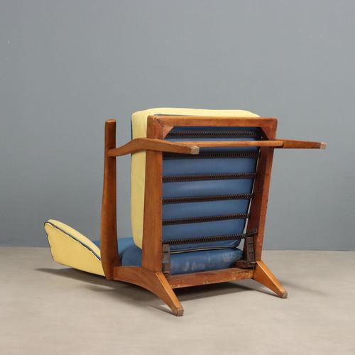 Vintage Reclining Chair by Renzo Franchi Camerani, Italy, 1950s For Sale - Image 12 of 15