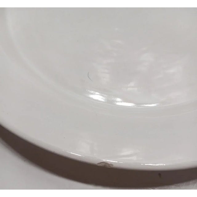 Vintage Cheese Butter Dish Cloche Domed Serving White Ceramic Fruits Florals. This dish is in really nice vintage...