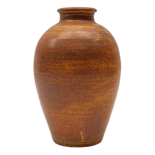 German Studio Ceramic Floor Vase from Wilhelm & Elly Kuch, 1960s For Sale