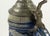 1880's Blue on Gray Stoneware Beer Stein With Pewter Lid 0.5l Westerwald Germany For Sale - Image 10 of 14