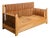 Acqua e Terra 2-Seater Sofa in Pine by Mario Ceroli for Poltranova, 1970s For Sale