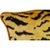 Stunning custom-tailored pillow in Italian handloomed Scalamandré "Le Tigre" tiger print silk velvet fabric. Pillow's back...
