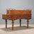 Antique Desk in Walnut with Leather Insert and Drawers, Italy, Late 19th Century For Sale - Image 9 of 10
