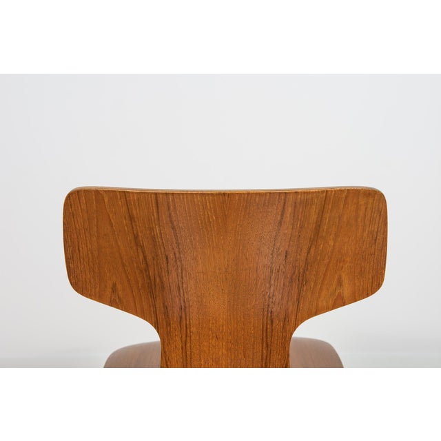 Model 3103 Dining Chairs by Arne Jacobsen for Fritz Hansen, 1970s, Set of 4 For Sale - Image 15 of 18
