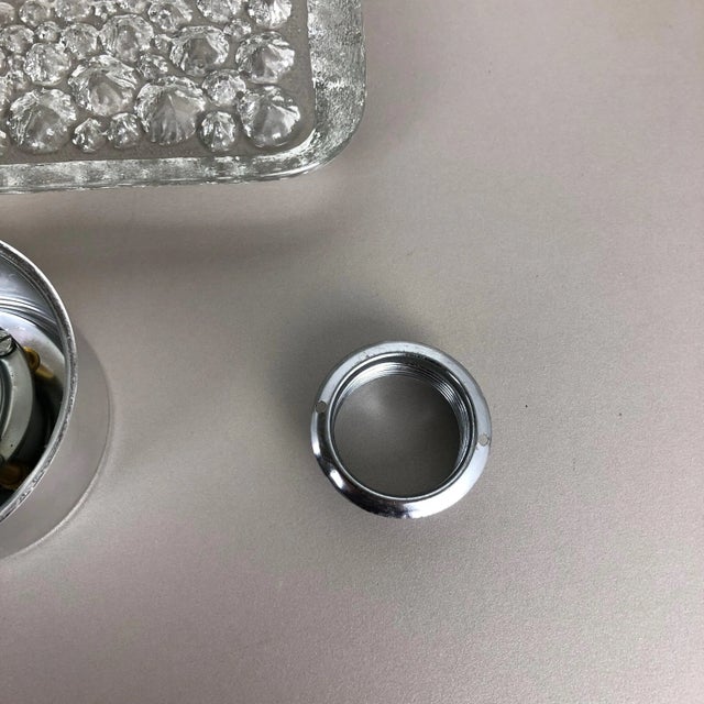 Large Vintage Glass Bubble Sconce from Peill & Putzler For Sale - Image 11 of 16