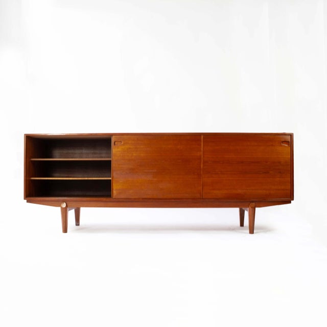 A prime example of Nordic design culture: This imposing sideboard was designed in the 1960s by Rosengren Hansen for the...