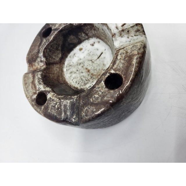 Vintage Ceramic Stoneware Ashtray, 1950s For Sale - Image 12 of 13