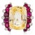 Contemporary 1950s Oscar Heyman Gia 17.33 Carat No Heat Yellow Sapphire Ruby Diamond Platinum Ring, Size 7.5 For Sale - Image 3 of 6