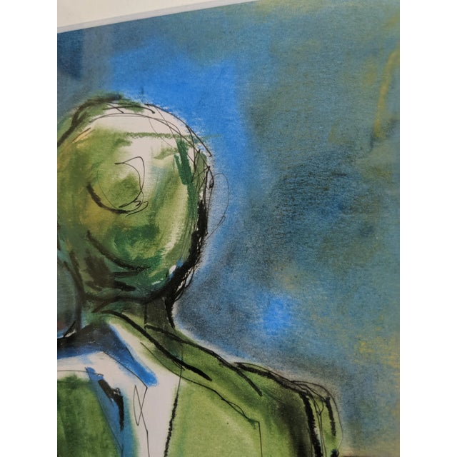 Original Nude Woman Figural Painting "From the Back" Signed by the Artist and Framed For Sale - Image 10 of 11