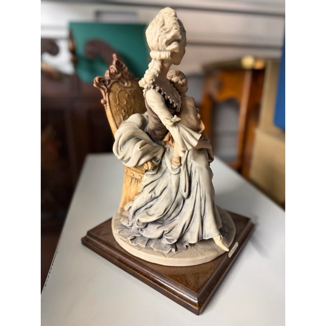 Late 20th Century Lady With Child Figurine For Sale - Image 5 of 10