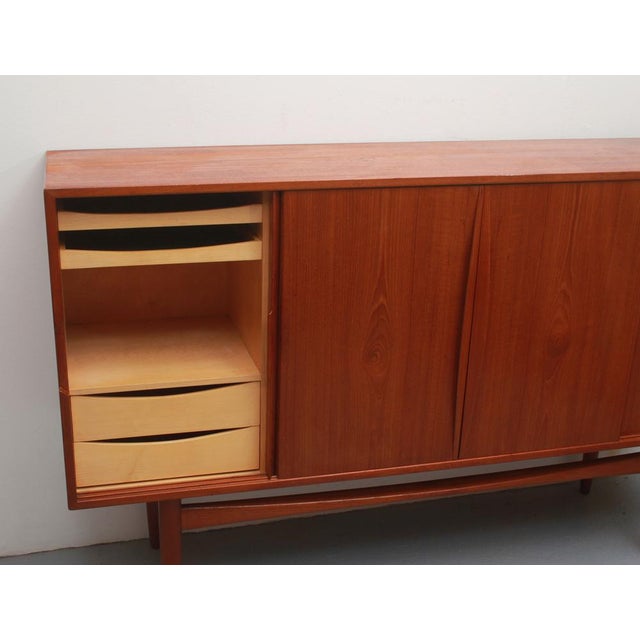 Sideboard in Teak with Sliding Doors, 1965 For Sale - Image 9 of 18