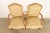 1960s John Stuart French Provincial Louis XV Carved Oak Armchairs | Pair For Sale - Image 5 of 15