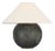 Kelly Wearstler by Visual Comfort Signature Lindo 14" Accent Lamp in Aurora with Linen Shade For Sale