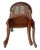 1950s China Cabinet Demilune Half Moon Shape Curio Display, Lighted, Beveled Glass 1a For Sale - Image 13 of 13