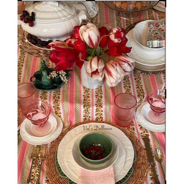 LastChance!Made in Portugal Bordallo Pinheiro Strawberry Motif Soup Tureen For Sale - Image 11 of 12