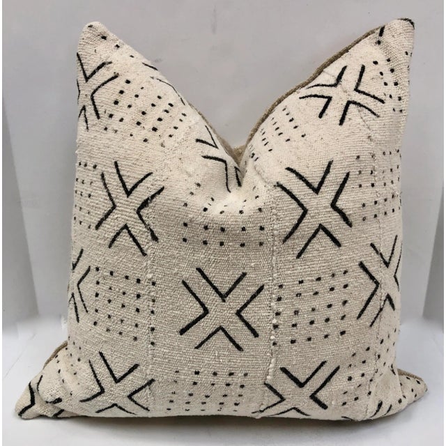 African Mud Cloth Custom Pillow For Sale - Image 10 of 10