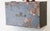 30s Vintage Industrial Metal Steel Tool Box With Rusty Patina and Chipping Black Paint For Sale - Image 16 of 17